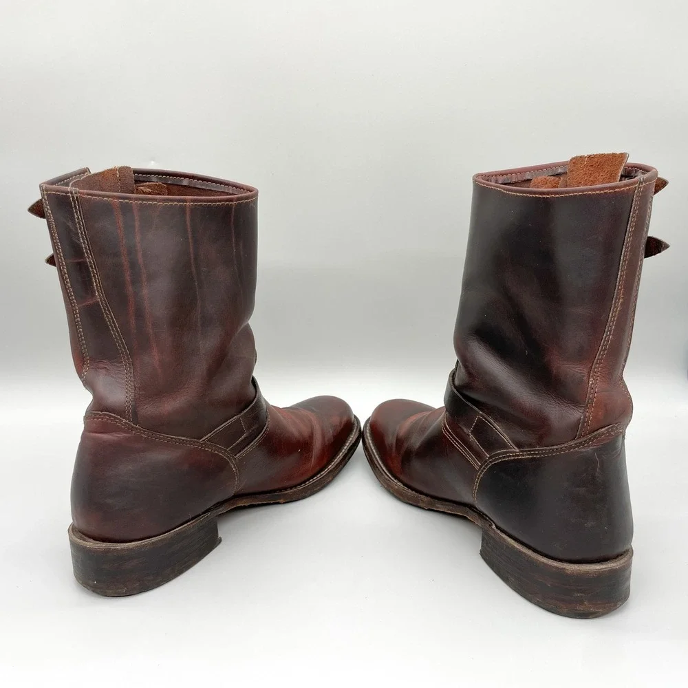 Frye moto biker